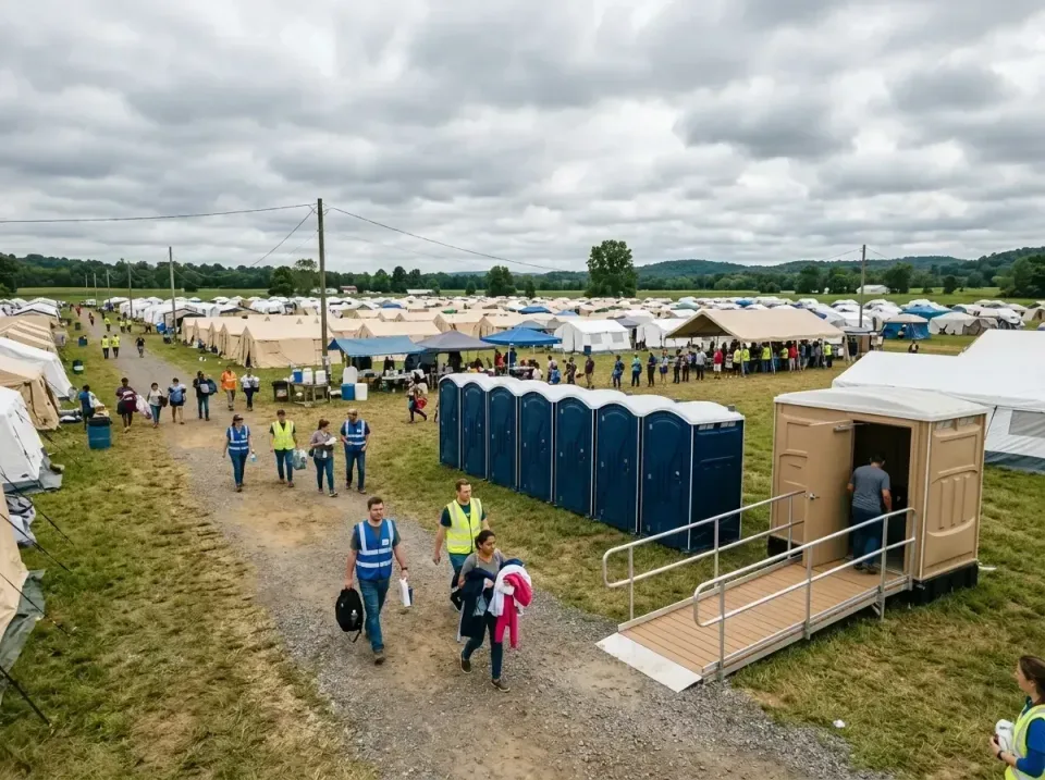 disaster-relief-camp-restrooms-010 — frequently asked questions, Dumpster & Portable Bathrooms Rental in Shields, MI